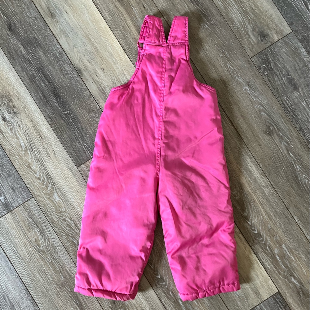 The Children's Place Pink Snow Bib Overalls - Picture 7 of 7
